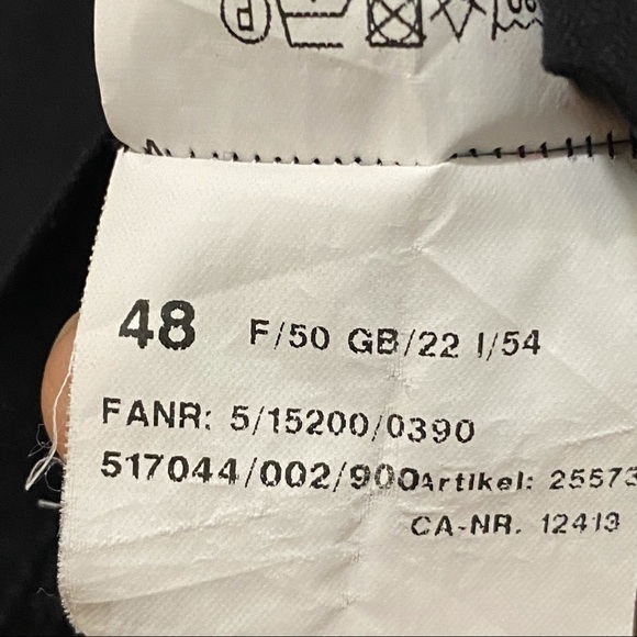 BASLER Black Long Sleeve Turtleneck Top Size 48 - Picture 5 of 7